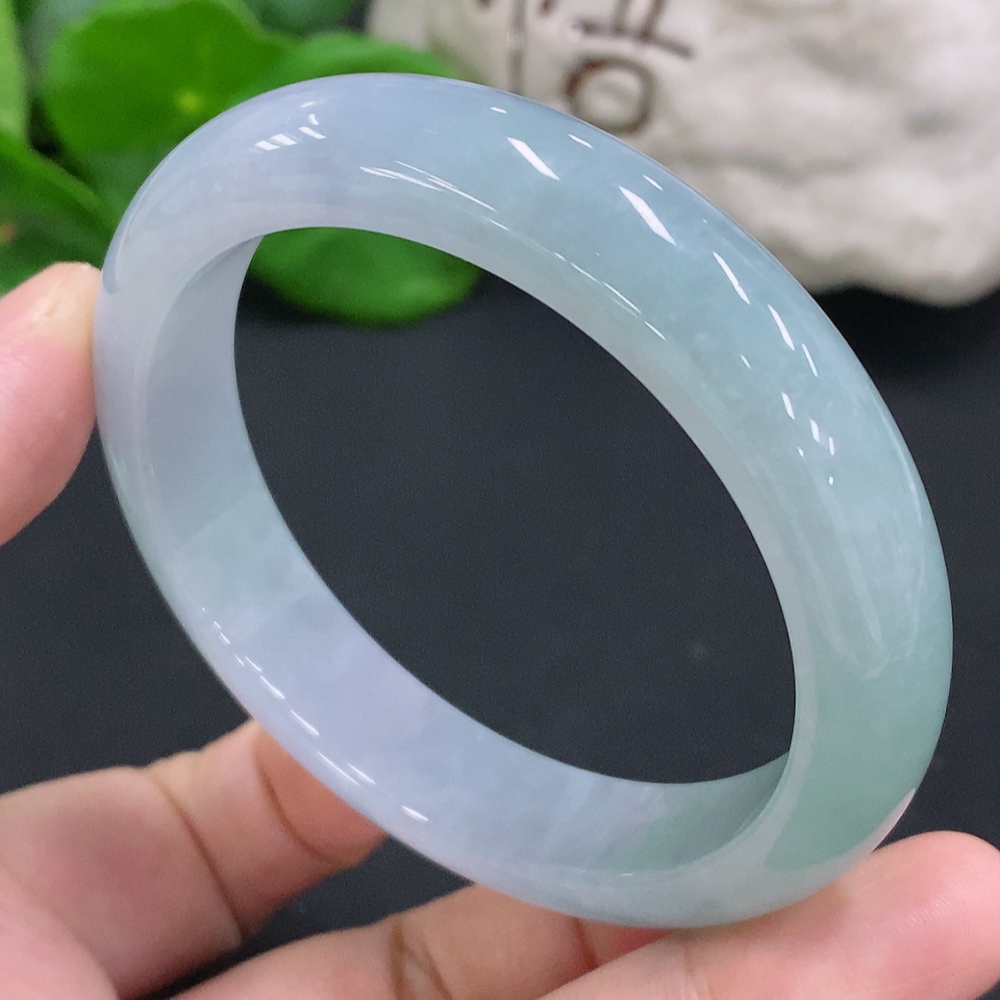 F33904727 Jadeite Round Bracelet Size 53.9 Total Weight Approx. 48.3g