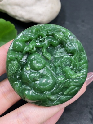 H33845969 Hetian Jade Pendant - Buddha, Total Weight Approx. 50.5g