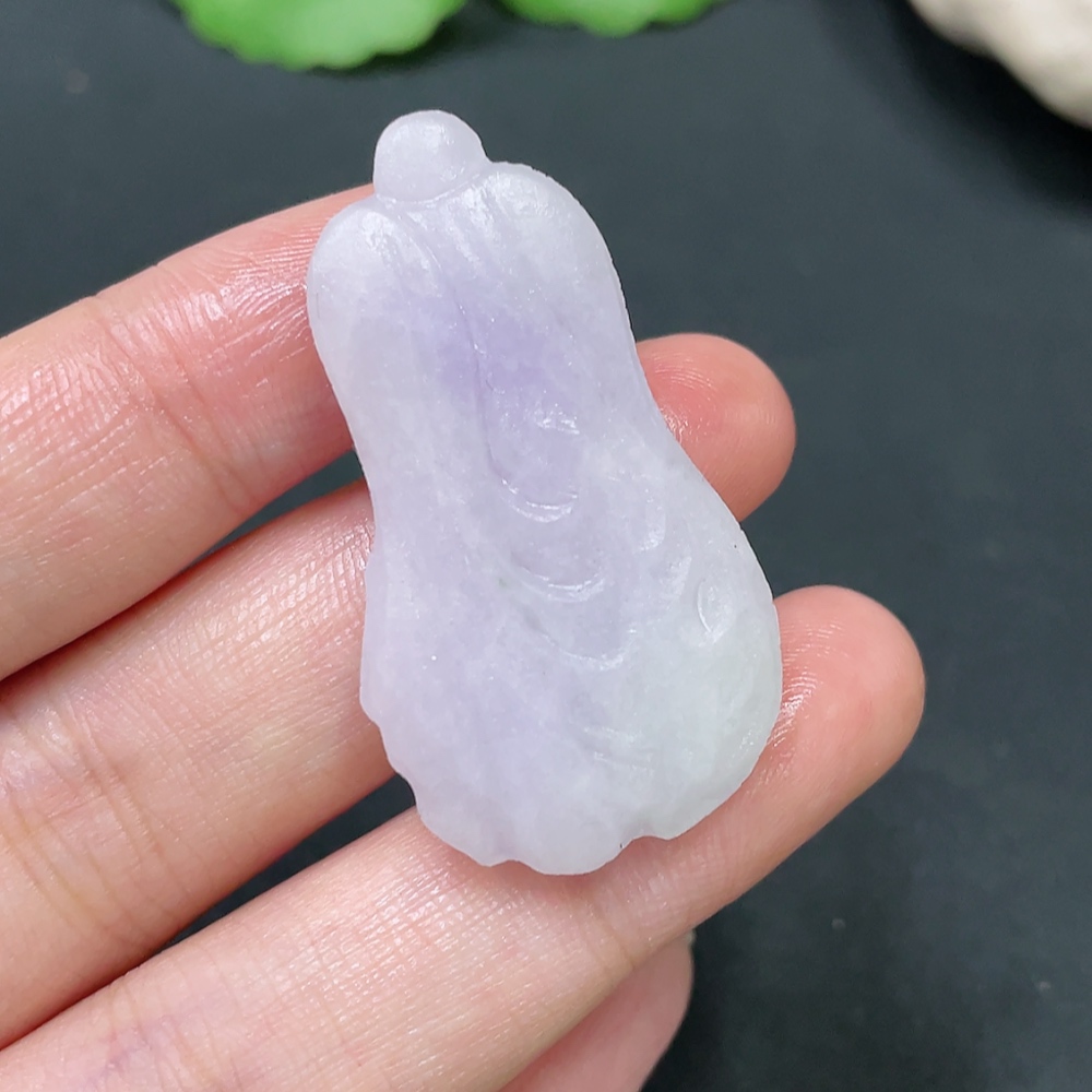 F23624487 Jadeite cabbage pendant semi-finished product gross weight 10.660g