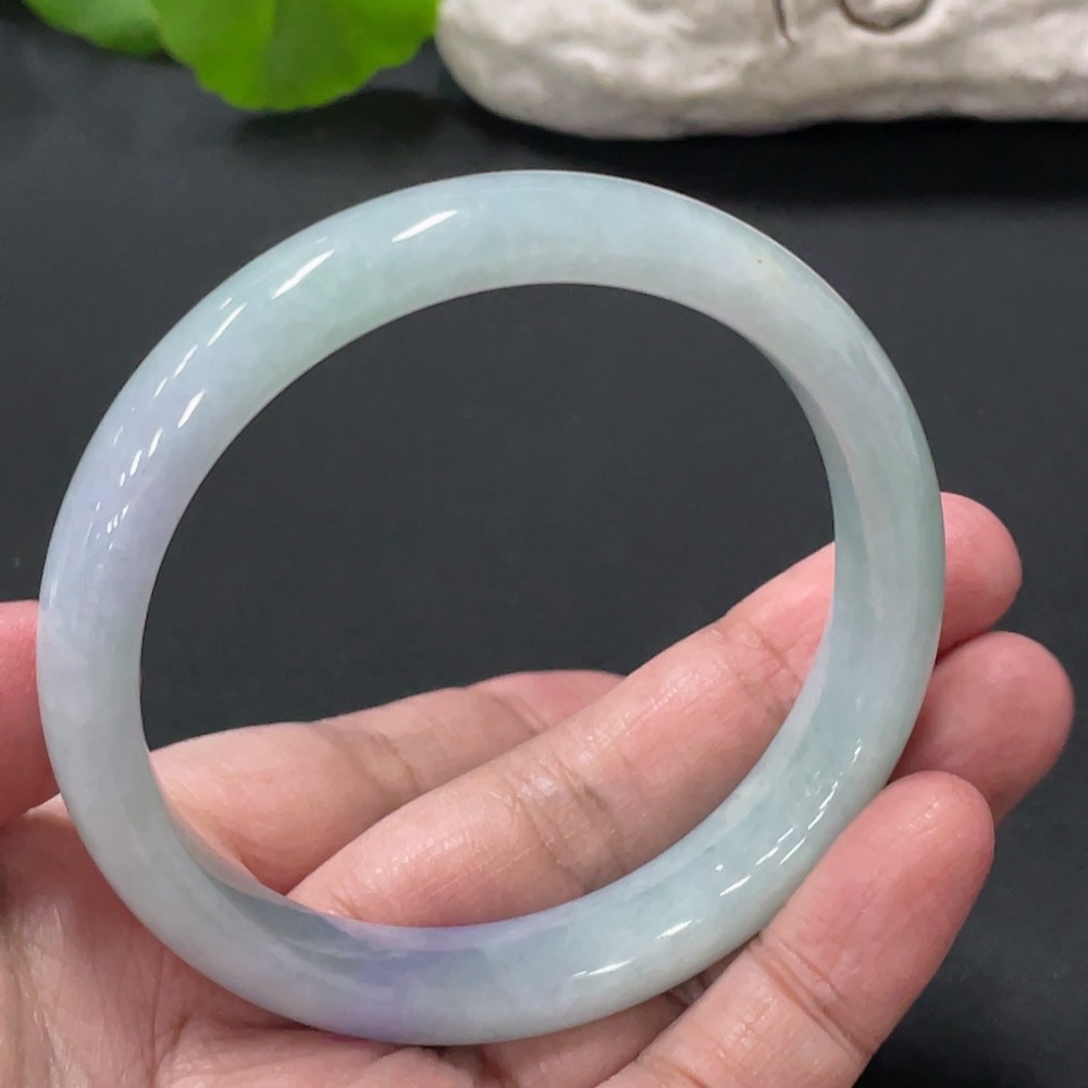 F33876063 Jadeite Round Bracelet Size 58mm Total Weight Approx. 47.94g With Break