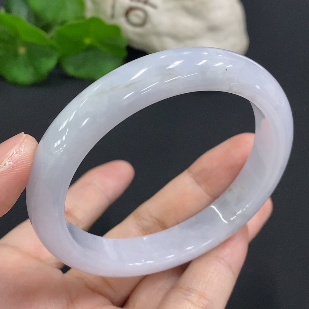 F34069871 Jadeite Round Bracelet Size 57.9 Total Weight Approx. 52.4g