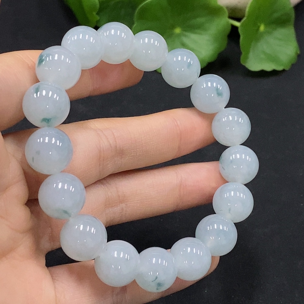 F30498314 JadeiteBead Bracelet, Approx. 12mm, Total Weight Approx. 51.1g