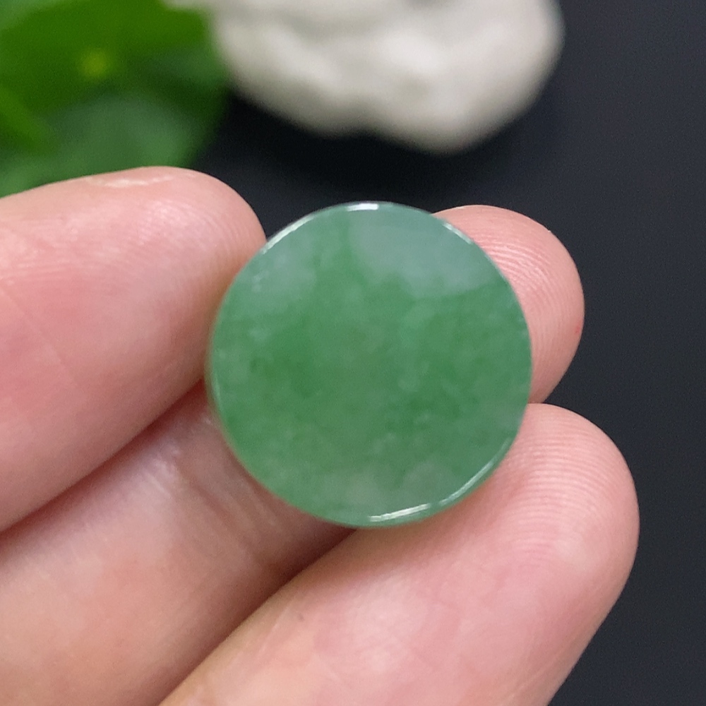 F34051165 Jadeite Plain Pendant Mounting, Total Weight Approx. 3.6g