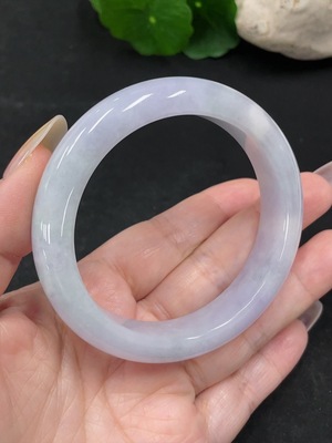 F34032850 Jadeite Round Bangle Size 56.4 Total Weight Approx. 61.9g