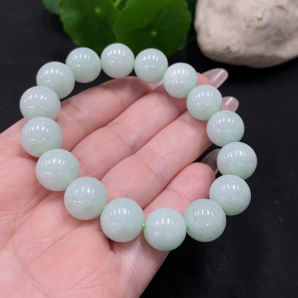 F35082327 Jadeite Bracelet, Approx. 12mm, Total Weight Approx. 47.9g