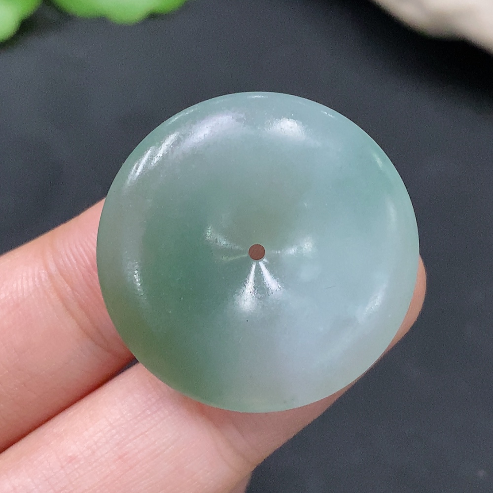 F27177949 Jadeite Pendant Total Weight Approx. 8.86g Peace Buckle Rough