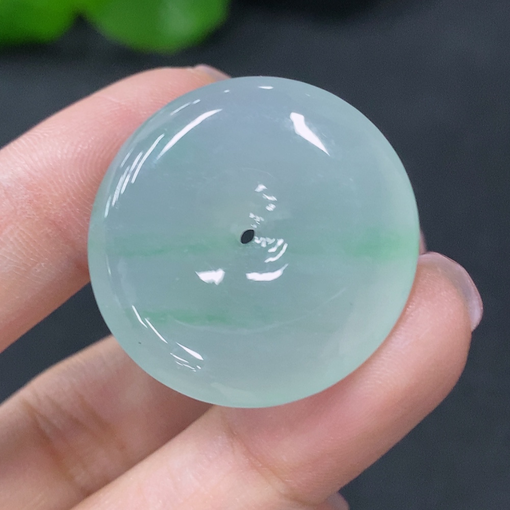 F29321213 Jadeite Pendant Peace Knot Total Weight Approx. 8.12g