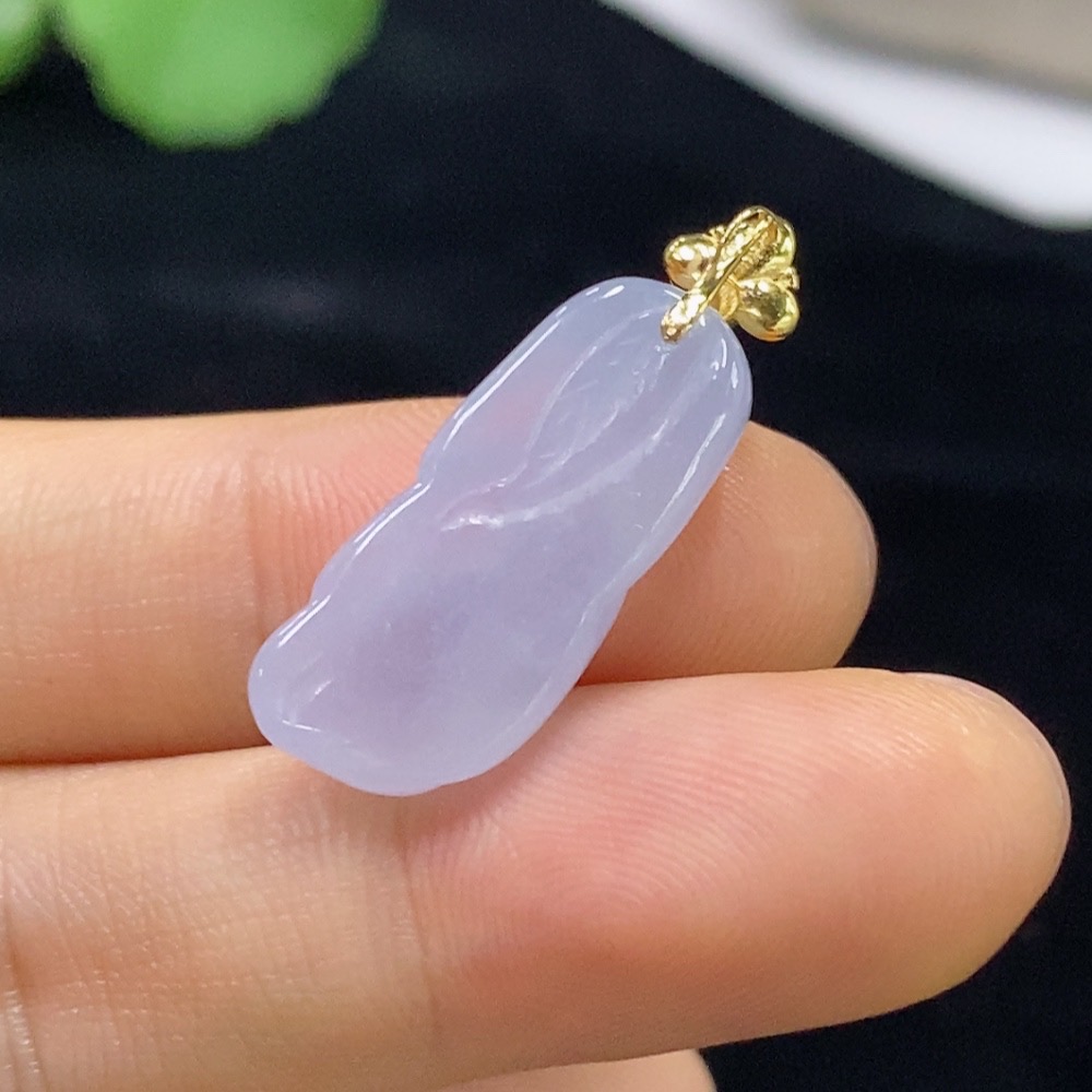 F32732192 Jadeite Pendant 18K Total Weight Approx. 2.64g
