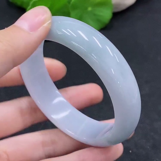 F31683594 Jadeite Round Bangle Size 53.7 Total Weight Approx. 56.84g