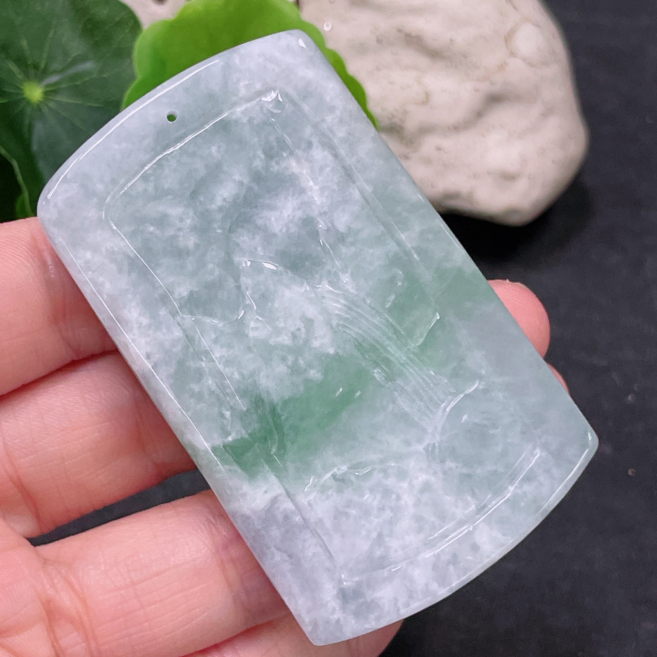 F33838996 Jadeite Pendant Landscape Total Weight Approx. 61.76g