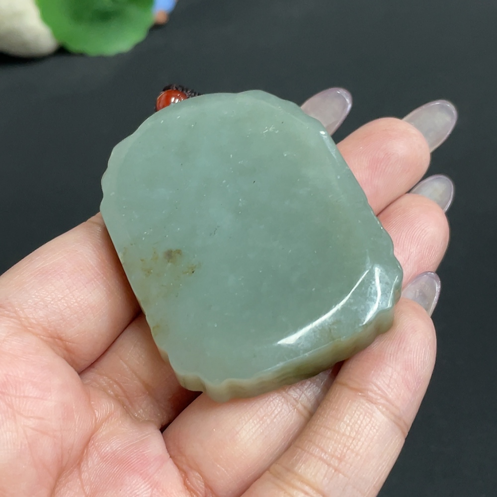 H34972446 Hetian Jade Pendant Amitabha Buddha