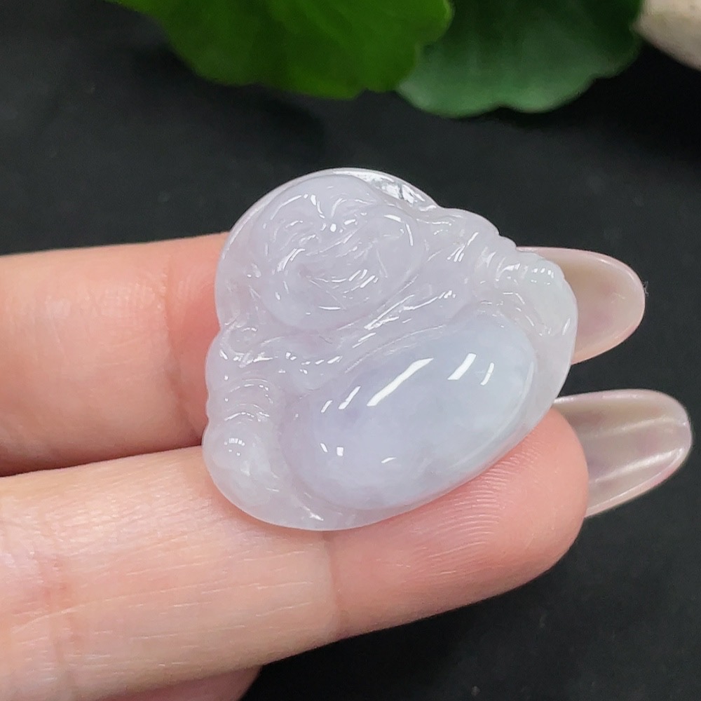 F34068820 Jadeite Buddha Pendant, Total Weight Approximately 5.1g