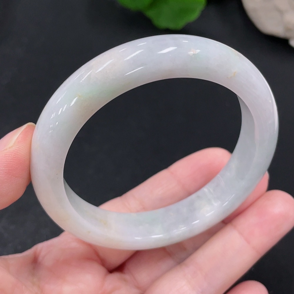 F29344788 Jadeite Round Bangle, Size 56, Total Weight Approx. 58.6g