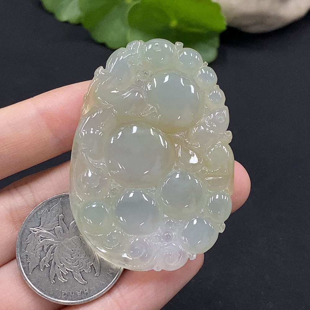 F33927588 Jadeite Pendant Total Weight Approx. 19.69g