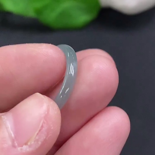 F33934232 Jadeite Ring Size 14 Total Weight Approx. 0.8g (with Break)