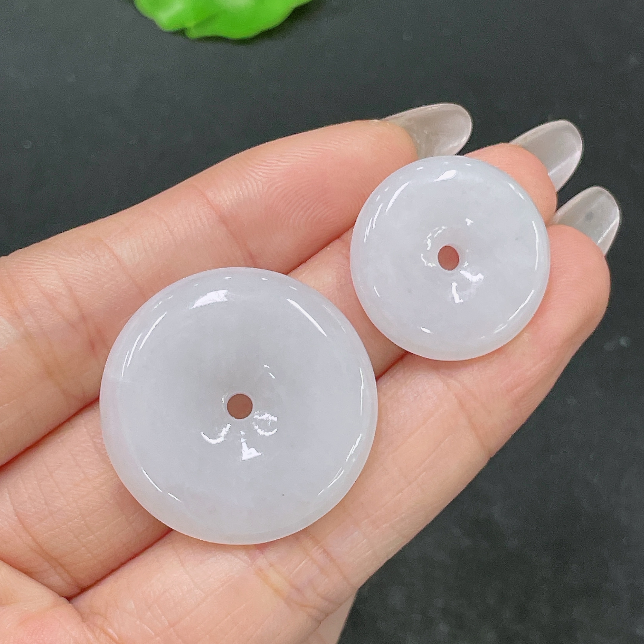 F35138405 Jadeite Pendant Safety Buckle Sell as a Lot