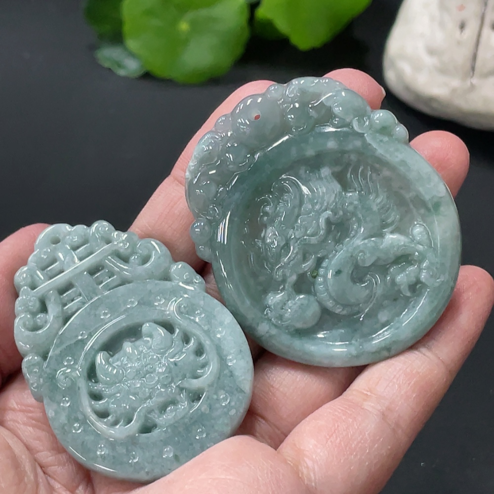 F32769599 Jadeite Pendants Sell as a Lot