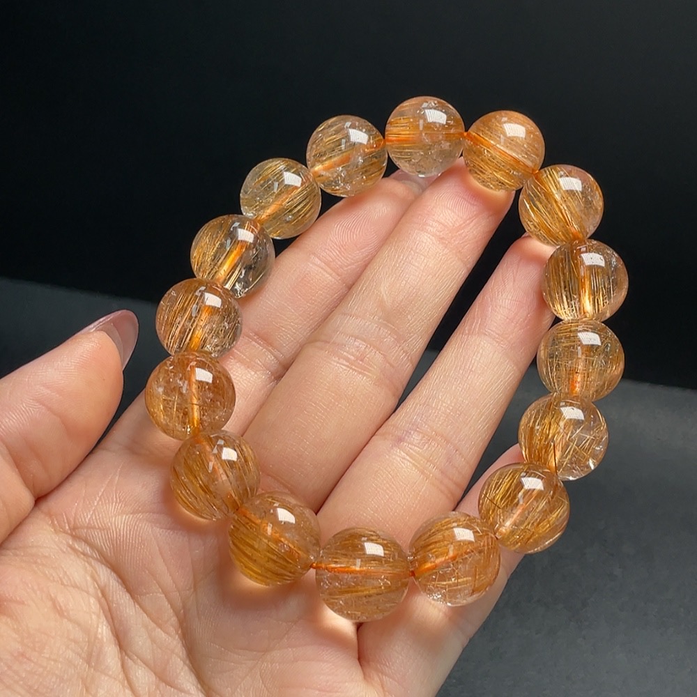 C28302664 Crystal Bracelet  Approx. 13.5mm  Total Weight Approx. 56.77g