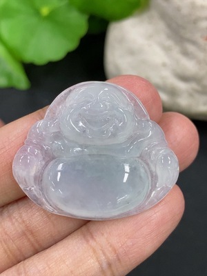 F44330874 翡翠挂件佛公 货品总约重6.87g