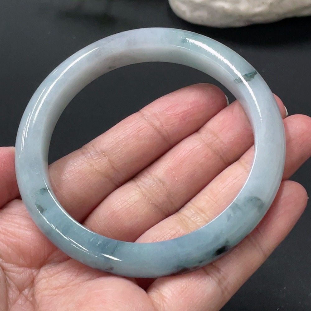 F33874817 Jadeite Circle Bracelet 58mm Diameter Total Weight Approx. 49.66g With Breakage
