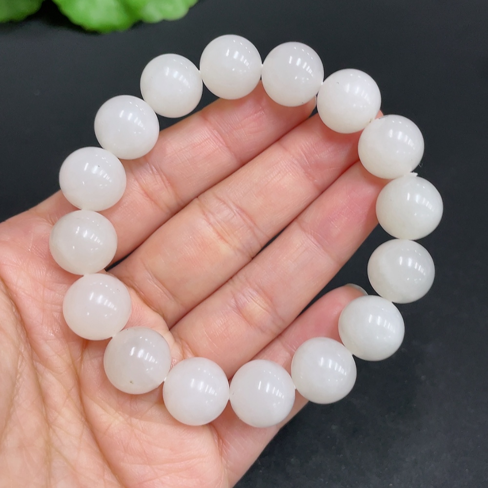 H34072636 Hetian Jade Bracelet, Approx. 11.7mm, Total Weight Approx. 41g