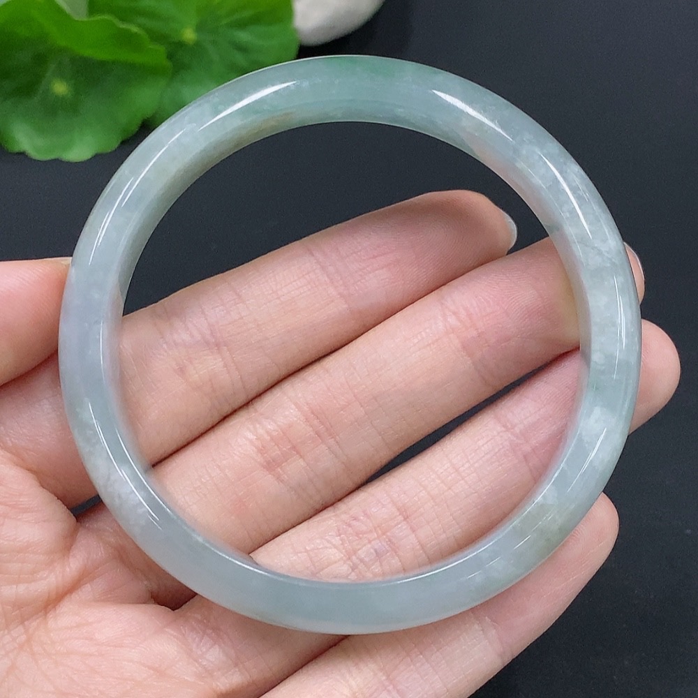 F29364969 Jadeite Round Bracelet Size 56.9 Total Weight Approx. 41.8g