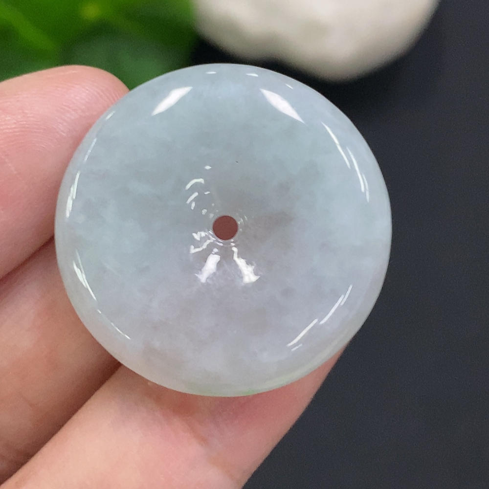 F34070559 Jadeite Peace Pendant Total Weight Approximately 8.5g