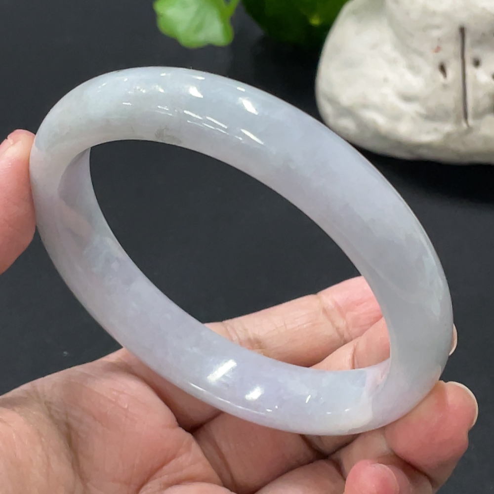 F34019669 Jadeite Round Bracelet, Total Weight Approx. 66.67g, Size 63