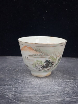 W41943374 陶瓷 全品 民国创汇期彩绘杯