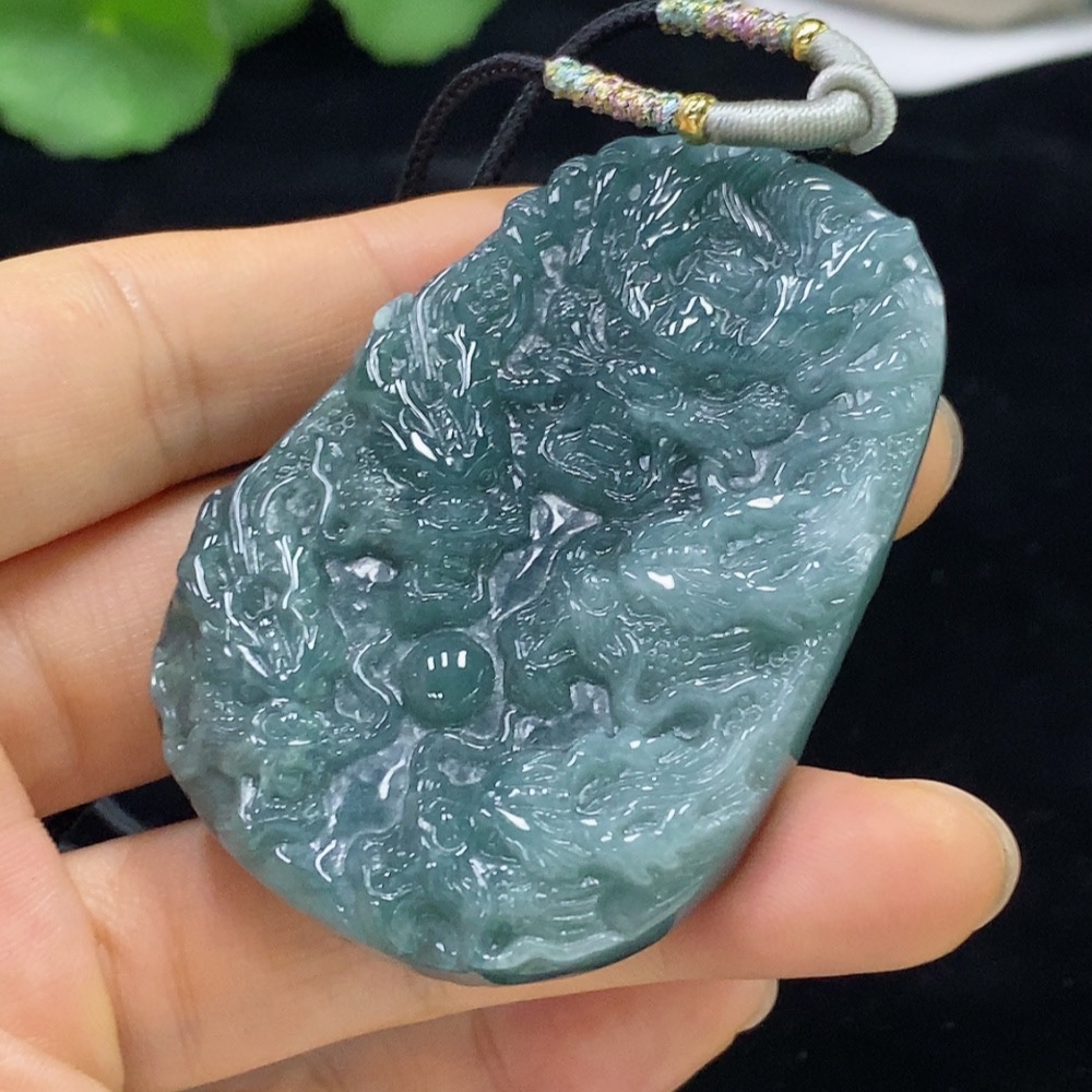 F31652237 JadeiteDragon Pendant