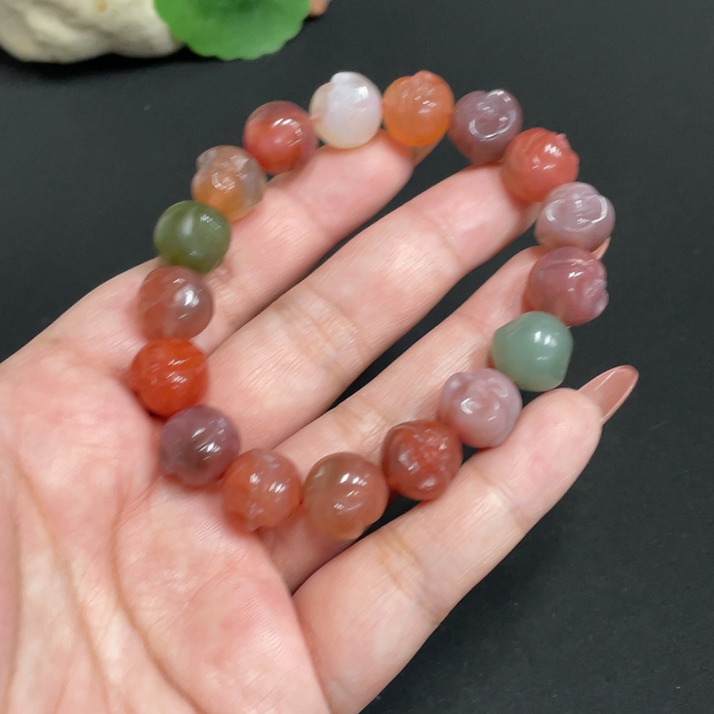 H35099967 Yanyuan Agatha Buddha Bead Bracelet