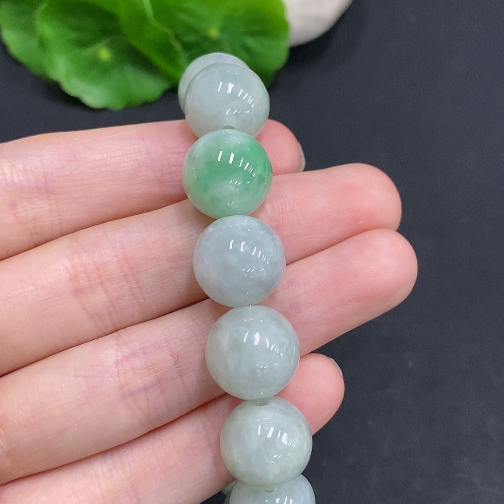 F33907484 Jadeite Bracelet Total Weight Approx. 61.5g Size About 13.3mm