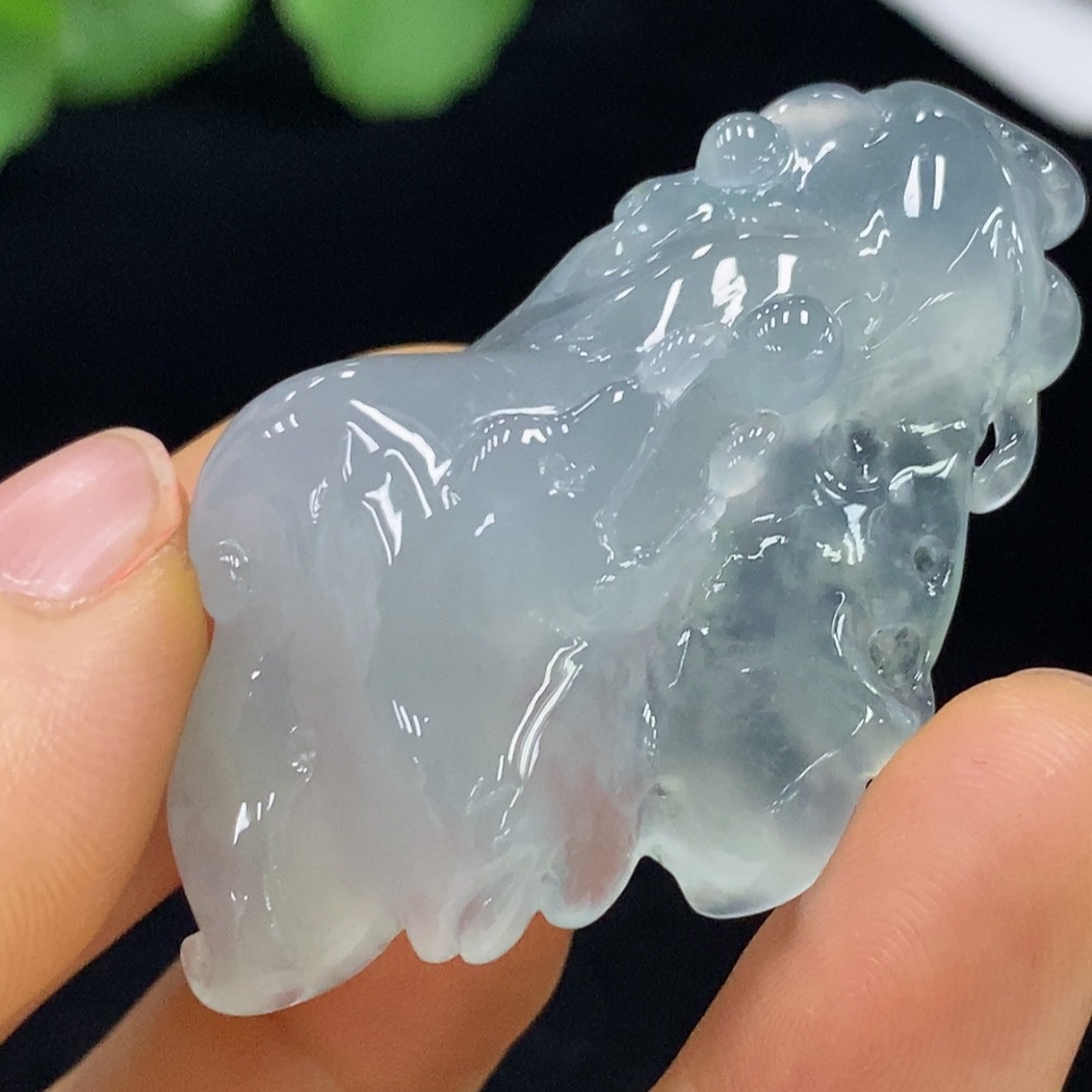 F35094727 Jadeite Formless Pendant Total Weight Approx. 22.95g
