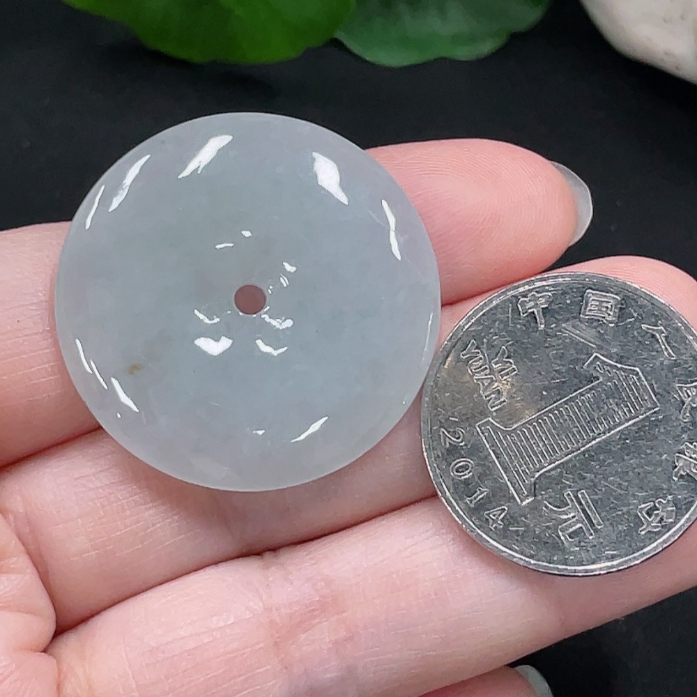 F31593097 Jadeite Safety Buckle Pendant Total Weight Approximately 10.9g