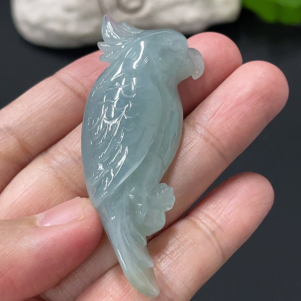 F28260232 Jadeite Heroic and Resourceful Pendant
