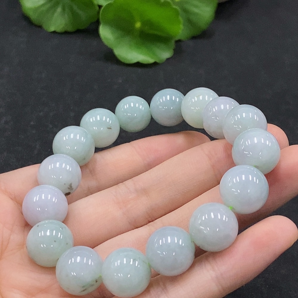 F34964893 Jadeite Bracelet Approximately 12.5mm, Containing Other Mineral Components, Total Weight About 54.25g
