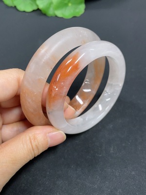 H41867656 非洲翠（独龙玉）正圈手镯 圈口52.7/57   有修补      货品总重约98.9g