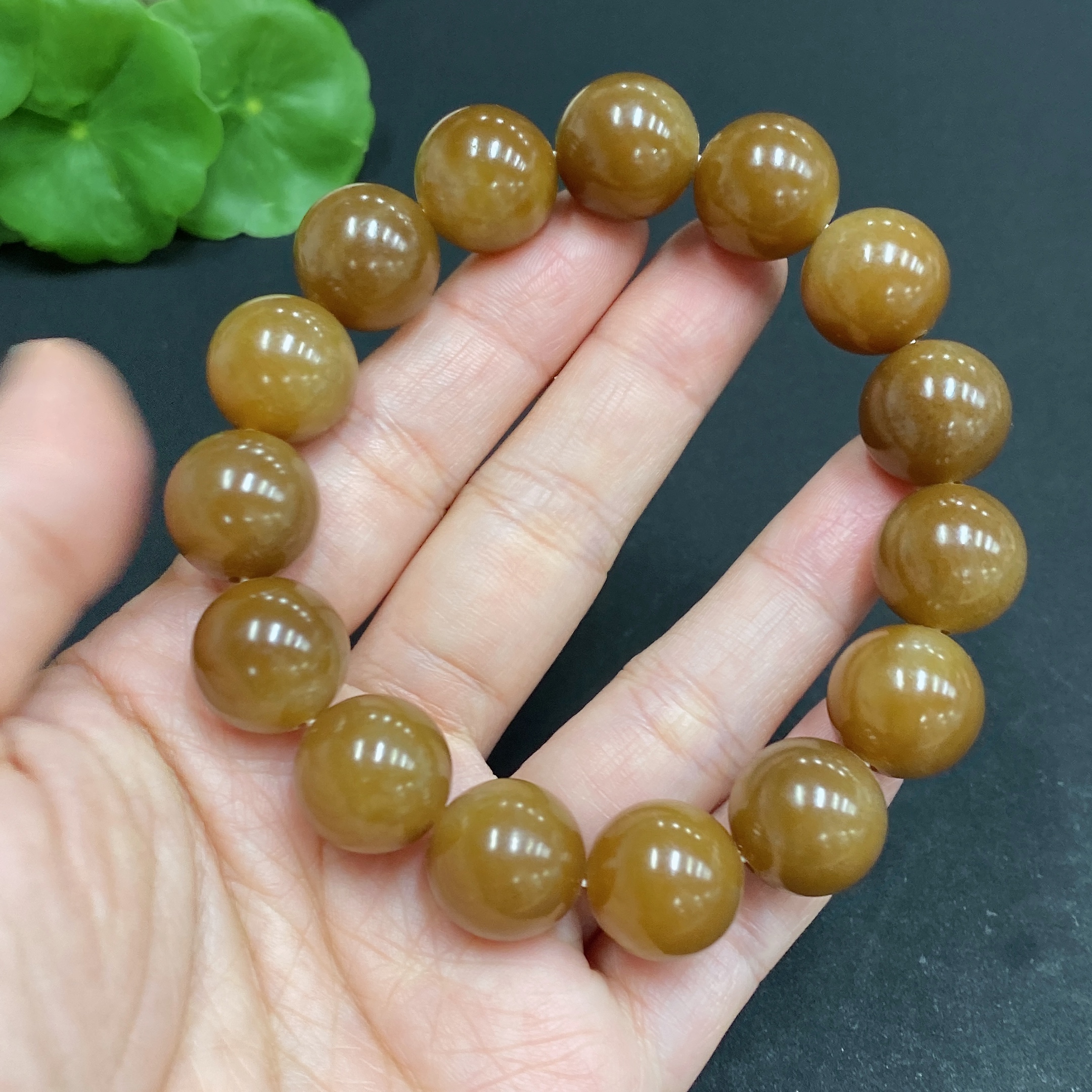 H34970537 Hetian Jade Bracelet, about 13.8mm, total weight about 64g
