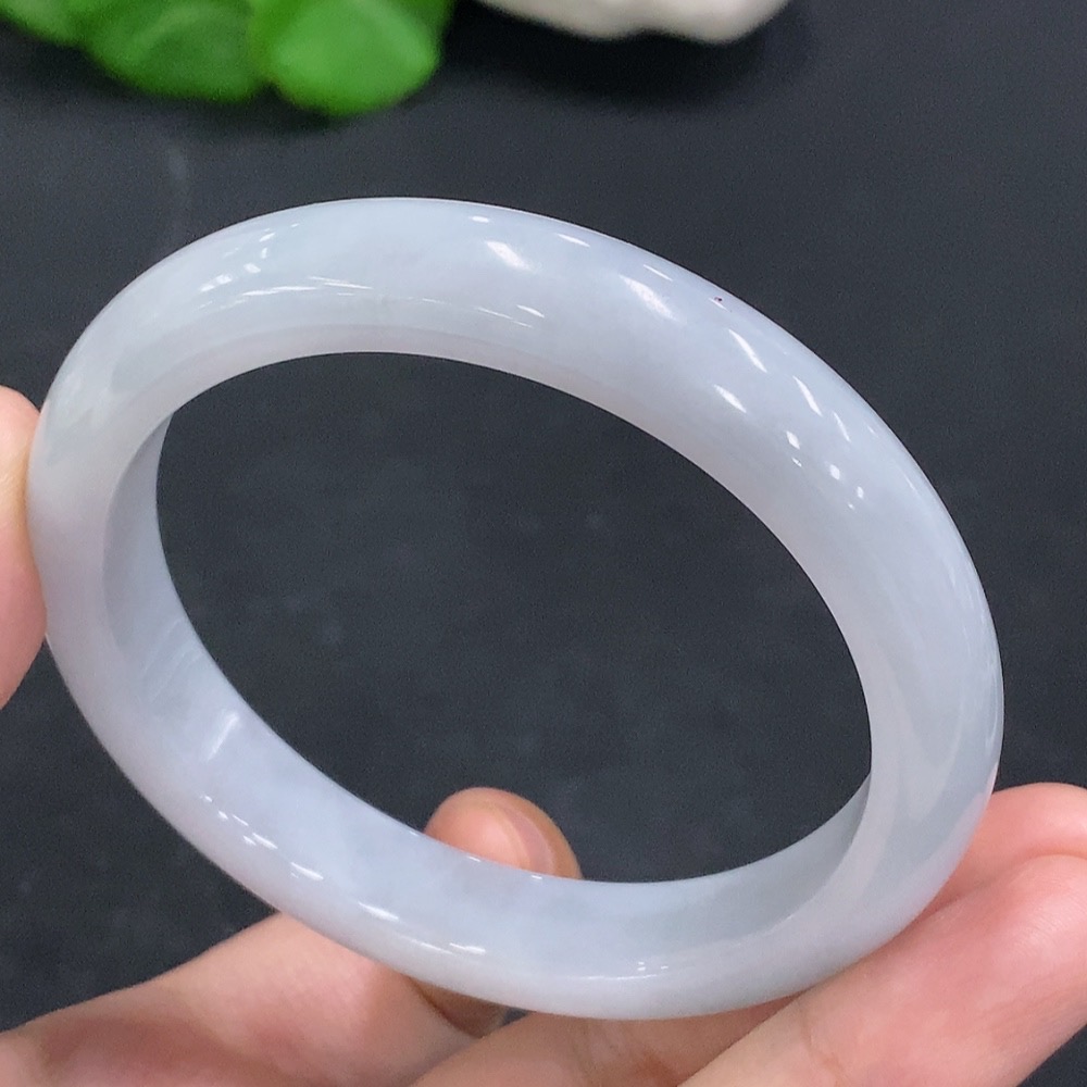 F24812785 Jadeite Round Bangle Size 58.8 Total Weight Approx. 53.8g