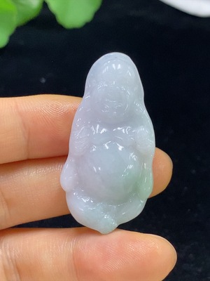F35136073 Jadeite Buddha Pendant Total Weight Approx. 11.71g