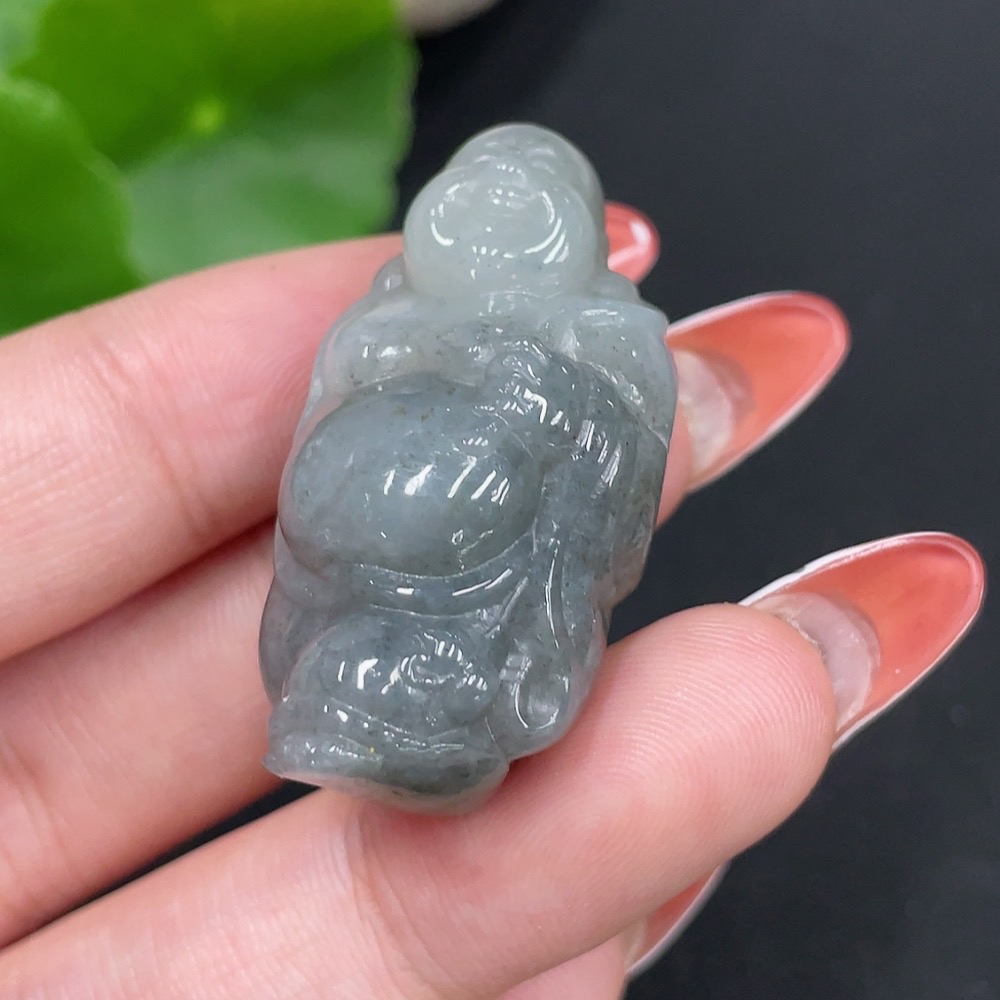 H34026259 Hetian Jade Pendant Buddha Total Weight Approx. 18.3g