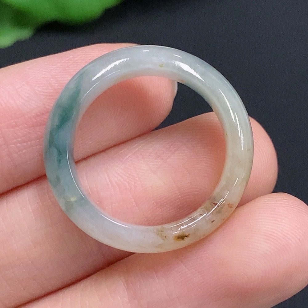 F32739813 Jadeite Ring Total Weight Approx. 4.2g Size 19