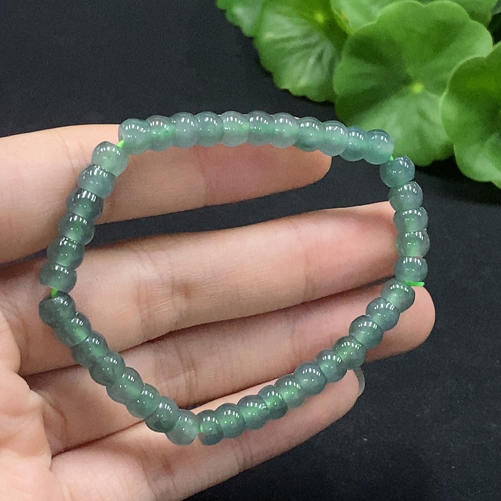 F35133312 Jadeite Beads Total Weight Approx.11.1g Size Approx.5.8mm