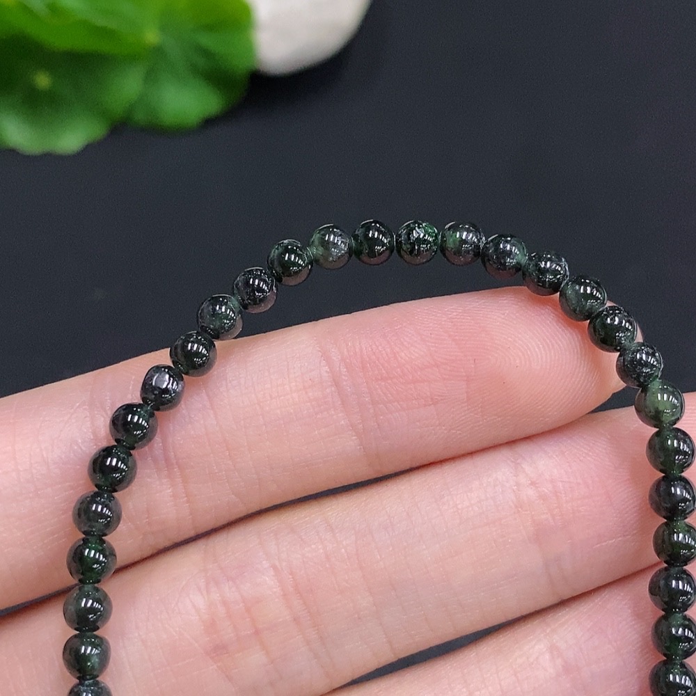 F35123977 Jadeite Bracelet Non-Gold Inlaid Total Weight About 6.2g Size Approximately 3.9mm