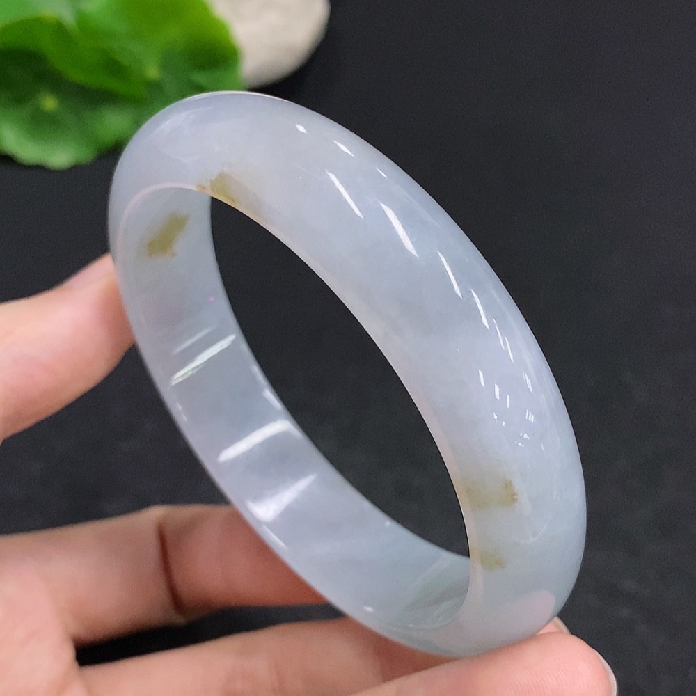 F33831290 Jadeite Round Bangle Total Weight Approx. 58.5g Size 59