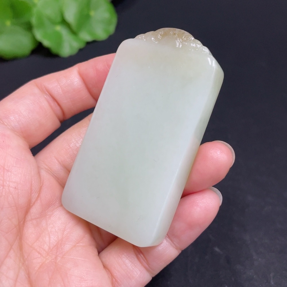 H35101837 Hetian Jade Pendant - Plain Pendant, Total Weight Approx. 56.2g