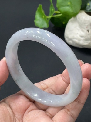 F34019669 Jadeite Round Bracelet, Total Weight Approx. 66.67g, Size 63