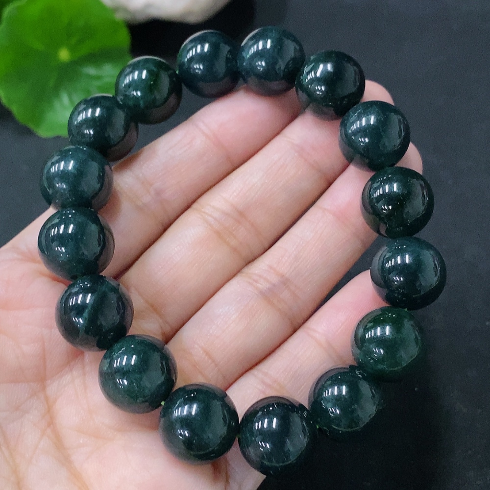 F33850079 Jadeite Bracelet Approx.12.7mm Total Weight Approx.55.88g