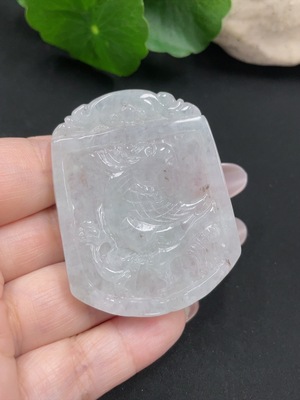 F31675739 Jadeite Heroic and Resourceful Pendant