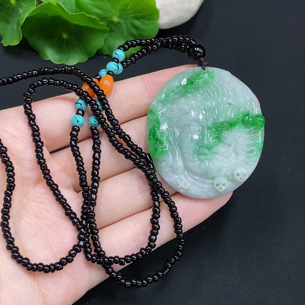 F35125660 Jadeite Pendant of Buddha's Enlightenment